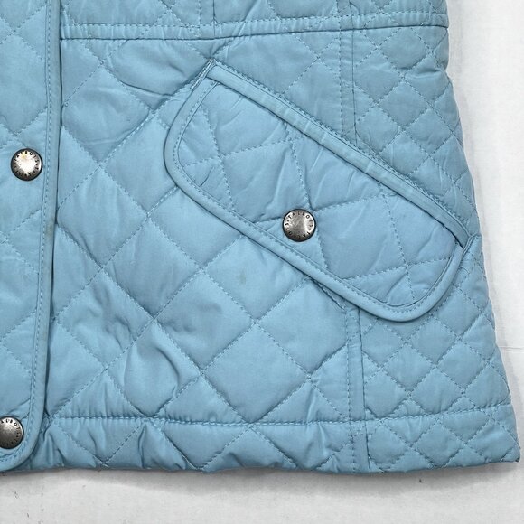 Talbots Diamond Quilted Vest in Turquoise Size XS - NWOT - Picture 5 of 10